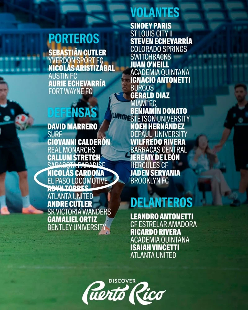 convocatoria seleccion puerto rico Nicolas Siello 1