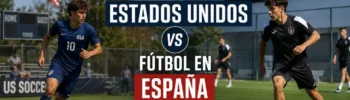 International player training in Spain after coming from the U.S. soccer environment