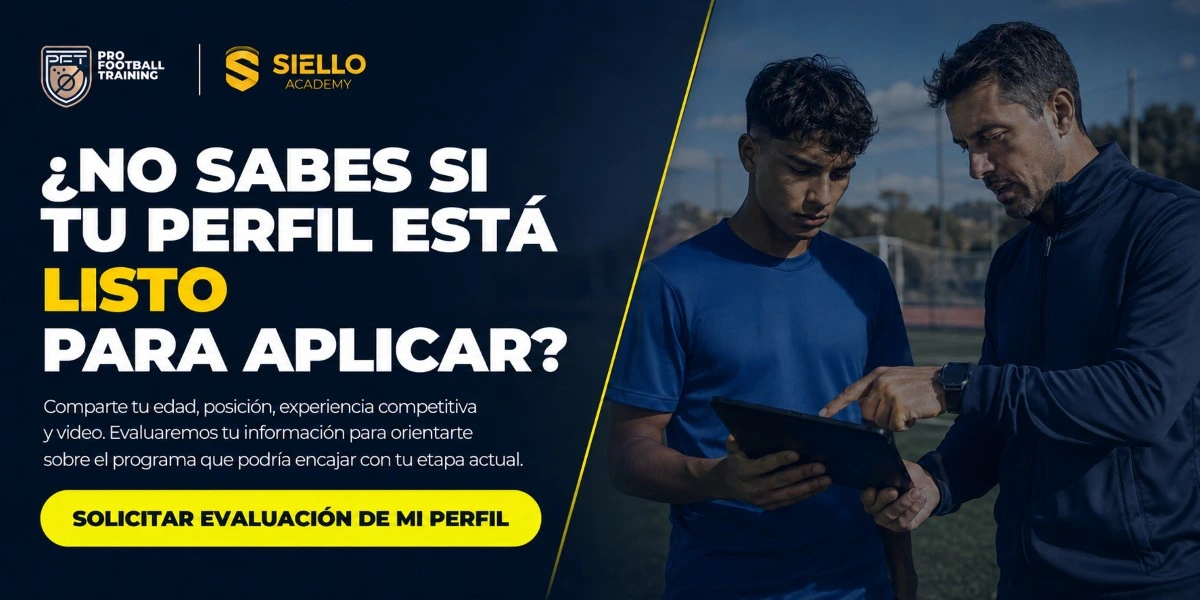 Banner para solicitar una evaluación de perfil en Siello Academy